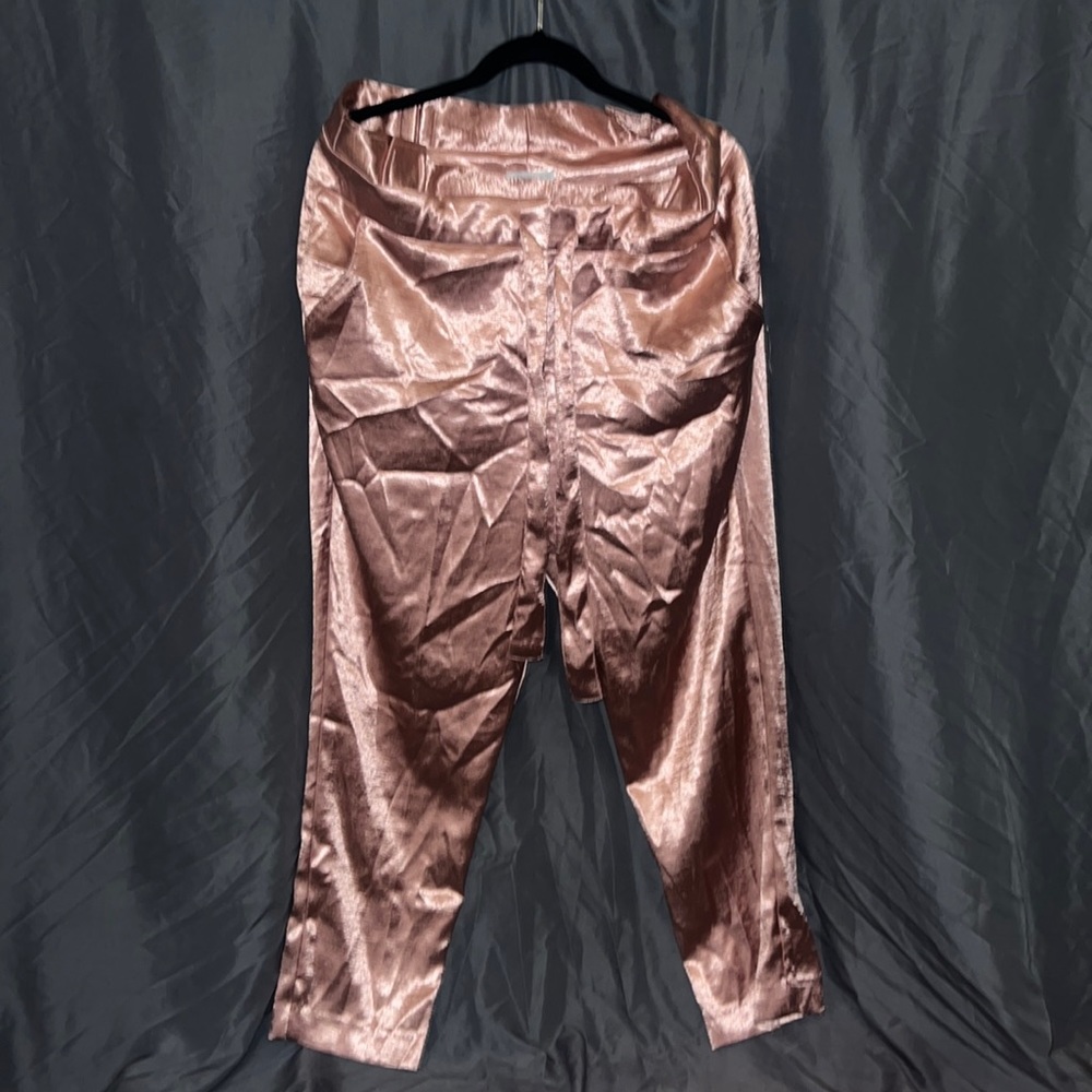 Womens New York and Company Pink shimmer trousers